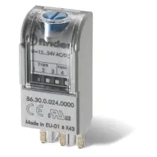 Finder 86.30.0.024.0000T Időzítőmodul villanyszerelés