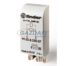 Finder 99.02.8.230.07 Modul: söntölő ellenállás, 110 ... 240 V AC villanyszerelés