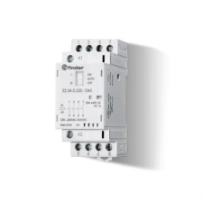 Finder Moduláris mágneskapcsoló 25A 4 záróérintkező 230V AC/DC 22.34 Finder villanyszerelés