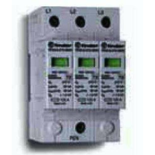 Finder Túlfeszültség levezető, 3 varisztor, 3 fázisú TN-C villanyszerelés