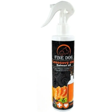 Fine Dog Lososový olej s rozprašovačem 200 ml + 50 ml zdarma vitamin, táplálékkiegészítő kutyáknak