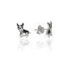 Fine Silver AG120864 - Ezüst beszúrós fülbevaló