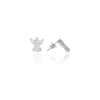 Fine Silver AG121015 - Ezüst beszúrós fülbevaló