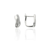 Fine Silver AG121350 - Ezüst francia záras női fülbevaló pár