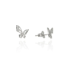 Fine Silver AG122633 - Ezüst beszúrós fülbevaló stekkerzárral