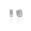 Fine Silver AG122743 - Ezüst bepattintós női fülbevaló pár