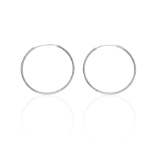 Fine Silver AG122846 - Ezüst karika fülbevaló pár Átmérő: Ø 47 mm fülbevaló