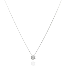 Fine Silver AG123087 - Ezüst nyaklánc medállal Hossz: 42 - 45 cm nyaklánc