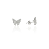 Fine Silver AG123098 - Ezüst beszúrós fülbevaló