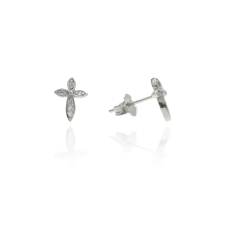 Fine Silver AG123513 - Ezüst beszúrós fülbevaló fülbevaló