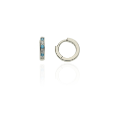 Fine Silver AG123647 - Ezüst bepattintós női fülbevaló pár fülbevaló