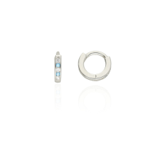 Fine Silver AG123725 - Ezüst bepattintós női fülbevaló pár fülbevaló