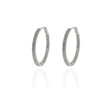 Fine Silver AG123741 - Ezüst bepattintós női fülbevaló pár fülbevaló