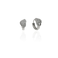 Fine Silver AG123745 - Ezüst bepattintós női fülbevaló pár fülbevaló