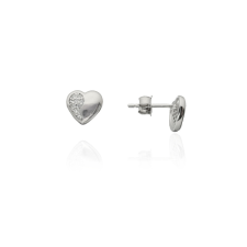 Fine Silver AG123767 - Ezüst beszúrós fülbevaló stekker zárral fülbevaló