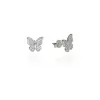 Fine Silver AG124545 - Ezüst beszúrós fülbevaló
