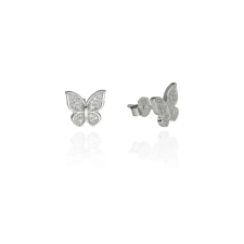 Fine Silver AG124545 - Ezüst beszúrós fülbevaló fülbevaló