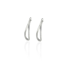 Fine Silver AG124872 - Ezüst francia záras női fülbevaló pár fülbevaló