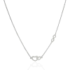 Fine Silver AG124929 - Ezüst nyaklánc Hossz: 42 - 45 cm