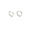Fine Silver AG125037 - Ezüst bepattintós női fülbevaló pár