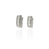 Fine Silver AG125196 - Ezüst francia záras női fülbevaló pár