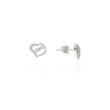 Fine Silver AG125528 - 925-ös ezüst fülbevaló