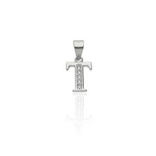 Fine Silver Ezüst T Betű medál - AG-XS1-T120 medál