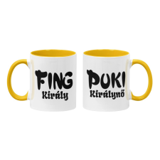 Fing király & Puki Királynő - Páros Színes Bögre (2db) bögrék, csészék