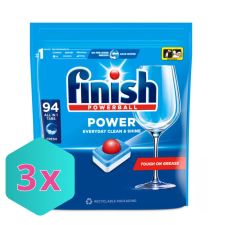 Finish Power mosogatótabletta 94db-os KARTON - 3 db tisztító- és takarítószer, higiénia