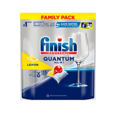 Finish Powerball Quantum All in 1 mosogatógép-kapszula, lemon (135 db) tisztító- és takarítószer, higiénia