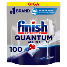 Finish Powerball Quantum All in 1 Regular mosogatógép kapszula 100 db tisztító- és takarítószer, higiénia