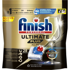 Finish Powerball Ultimate Plus All in 1 mosogatógép-kapszula 28 db tisztító- és takarítószer, higiénia