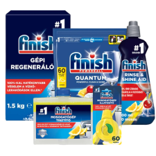 Finish Quantum All in 1 kezdőcsomag, 60 db kapszulával tisztító- és takarítószer, higiénia
