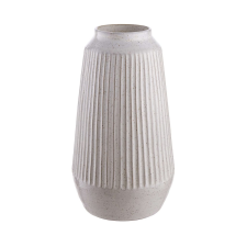 FINJA kerámia váza, fehér 31,5cm dekoráció