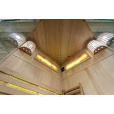  Finn sarokszauna Sundum Solea 2 személyes barna szauna