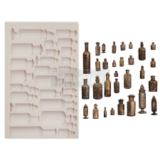 Finnabair szilikon öntőforma - Apothecary Bottles - Décor Mould (1 db) gipszkiöntő forma