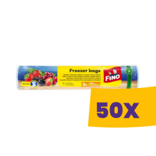 Fino uzsonnás- és hűtőtasak 3L 50db/tek (Karton - 50 tekercs) papírárú, csomagoló és tárolóeszköz