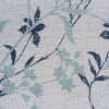  Fiona kék fehér függöny virágmintával 140x250 cm