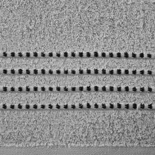  Fiore csíkos törölköző Acélszürke 50x90 cm lakástextília