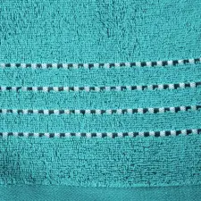  Fiore csíkos törölköző Világos türkiz 30x50 cm lakástextília