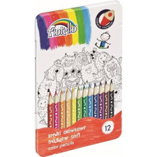 Fiorello SZÍNESCERUZA FIORELLO 12 DB-OS HÁROMSZÖG ALAKÚ FÉM DOBOZOS ceruza