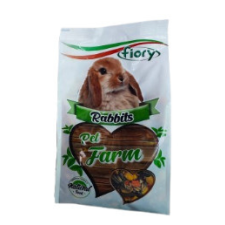 Fiory | Rabbits, Pet Farm | Teljes értékű, nyúl eledel - 1 Kg rágcsáló eledel