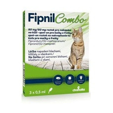  Fipnil combo spot-on macskáknak 3 db élősködő elleni készítmény kutyáknak