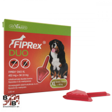 Fiprex Duo XL 402 mg + 361,8 mg rácsepegtető oldat kutyáknak élősködő elleni készítmény kutyáknak