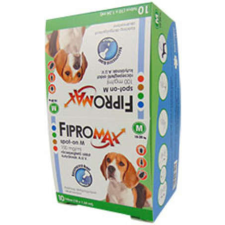 FIPROMAX spot-on kutyáknak (M; 10-20 kg) (10 pipetta) élősködő elleni készítmény kutyáknak