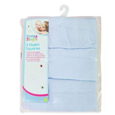  First Steps pelenka szett/3db kék mosható pelenka