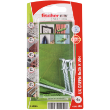 Fischer DŰBEL 6X35MM 4 DB KAMPÓVAL "UX GREEN" FISCHER barkácsolás, csiszolás, rögzítés