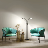 Fischer & Honsel modern állólámpa tallri bézs fekete szürke fhl40487