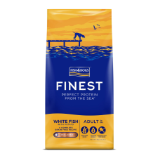 FISH4DOGS Granule kis felnőtt kutyáknak Finest fehér hal burgonyával 6 kg, 1+ kutyaeledel