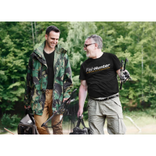  Fish Hunter férfi fekete póló egyedi ajándék